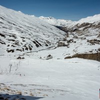 Schlepplift Cavetta mit Piste, April 2015