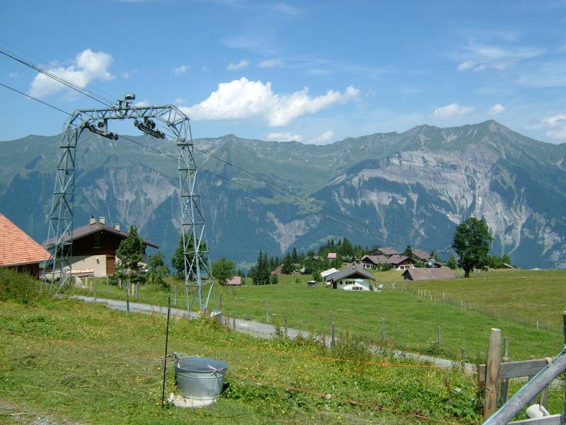 Skigebiet Axalp im Sommer
