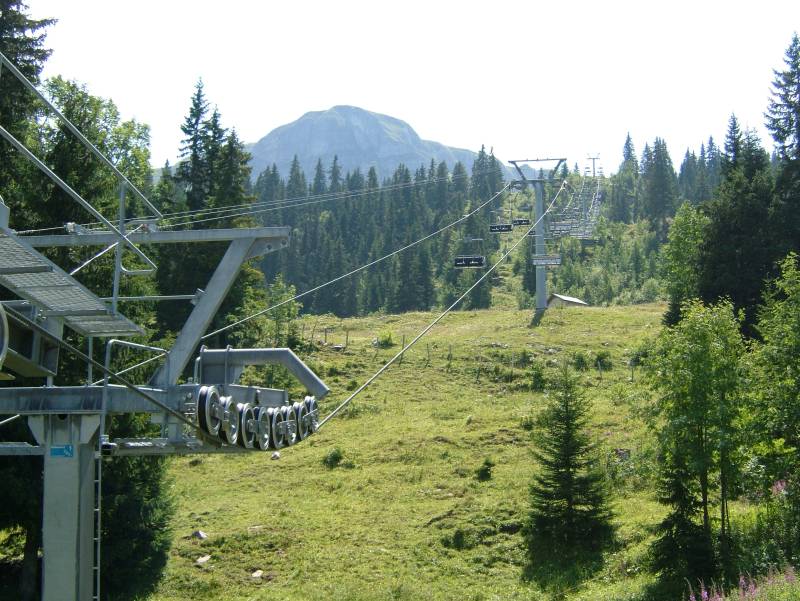 Sesselbahn Axalp-Windegg, Juli 2005