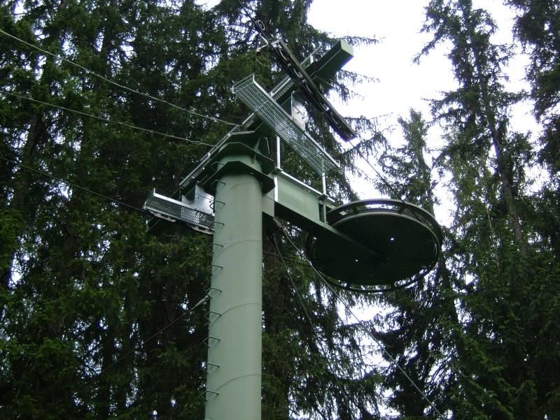 Zwirbelkurve am Schlepplift Hohwald, Juli 2005