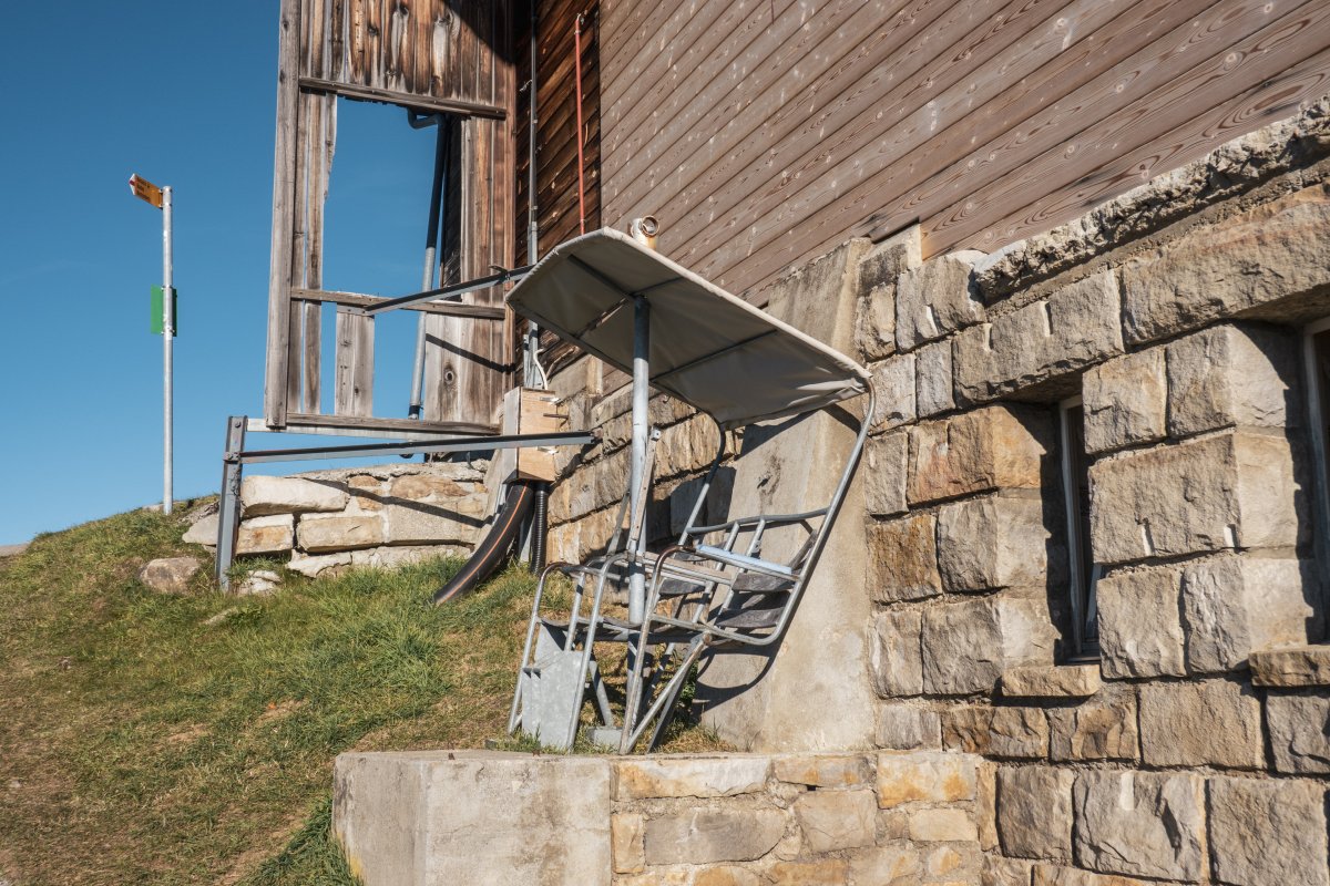 VR101-Seitwärtssessel am Beatenberg im Berner Oberland