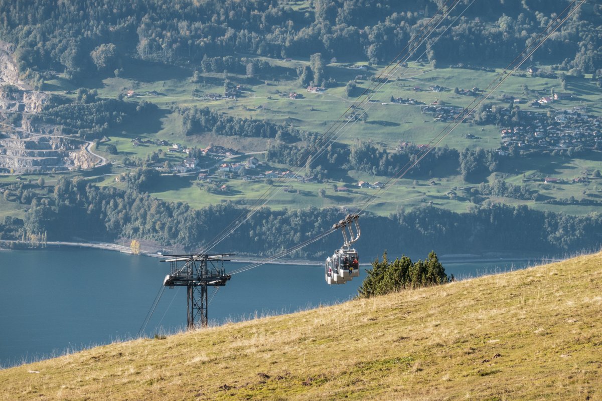 Gruppenumlaufbahn Beatenberg-Vorsass-Niederhorn, Oktober 2021