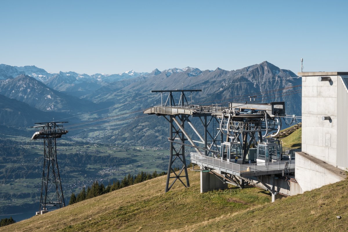 Gruppenumlaufbahn Beatenberg-Vorsass-Niederhorn, Oktober 2021