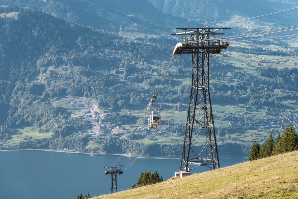 Gruppenumlaufbahn Beatenberg-Vorsass-Niederhorn, Oktober 2021