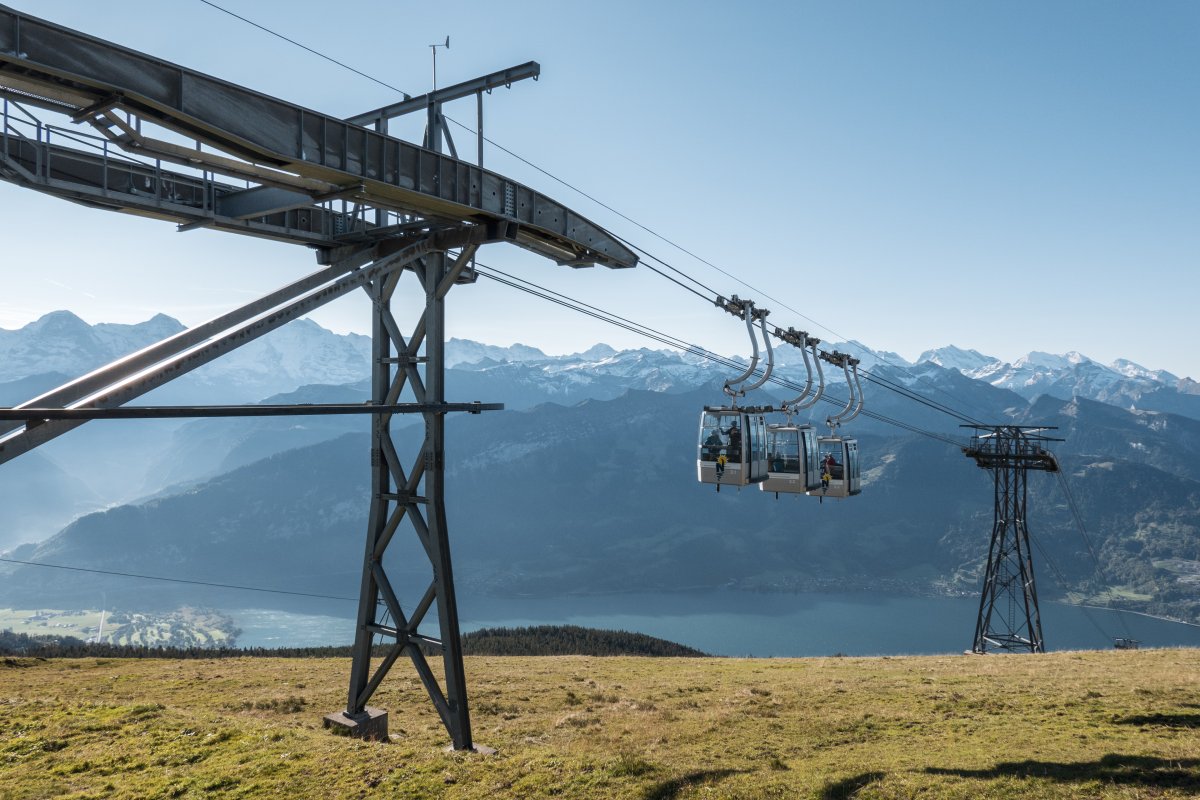 Gruppenumlaufbahn Beatenberg-Vorsass-Niederhorn, Oktober 2021