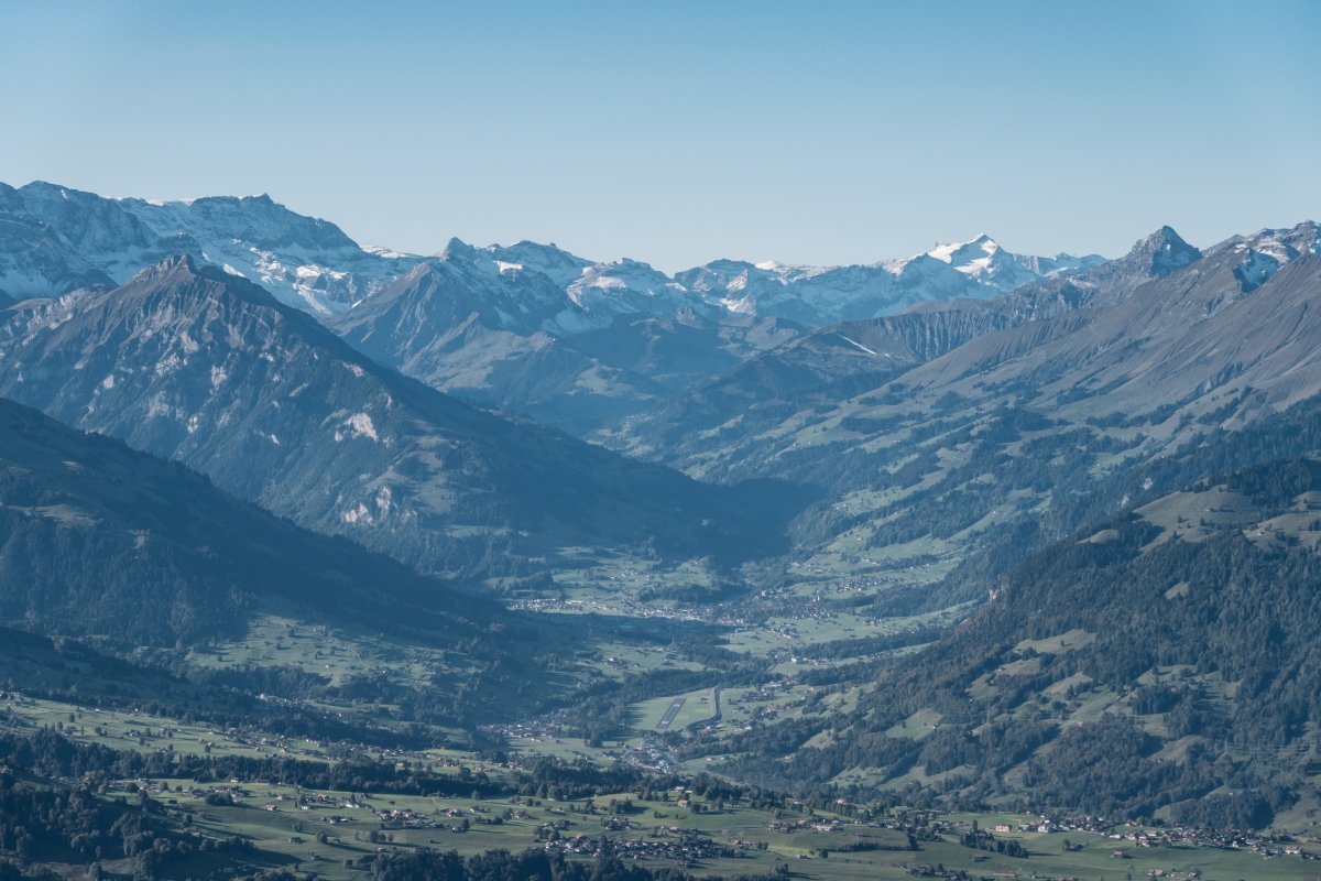 Panorama vom Niederhorn, Oktober 2021