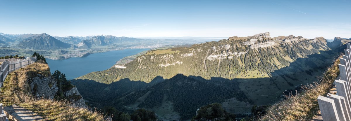 Panorama vom Niederhorn, Oktober 2021