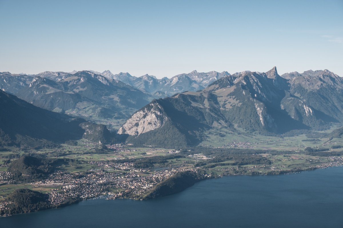Panorama vom Niederhorn, Oktober 2021