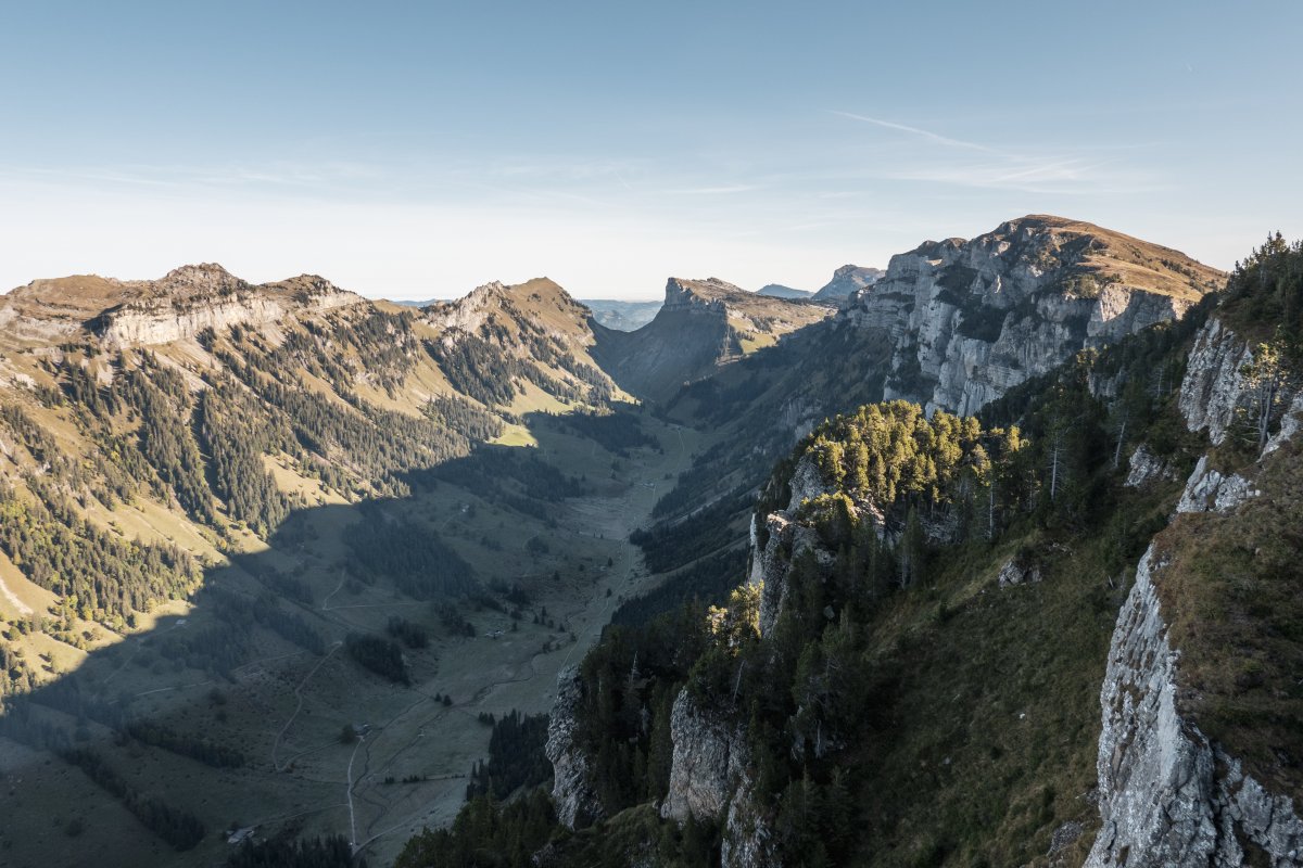 Panorama vom Niederhorn