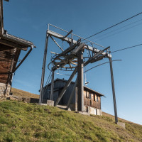 Bergstation des Schlepplifts Vorsass-Niederhorn, Oktober 2021