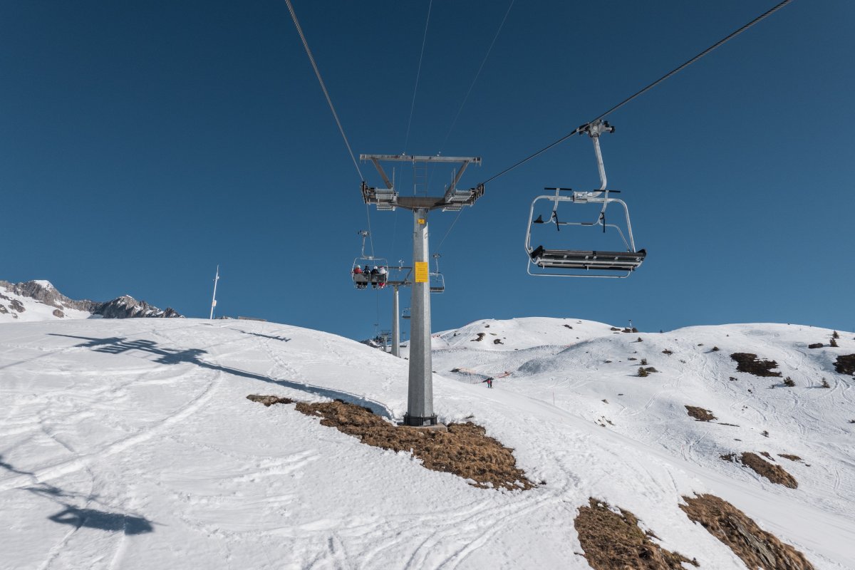 Sesselbahn Kelchbach-Schönbiel, März 2022