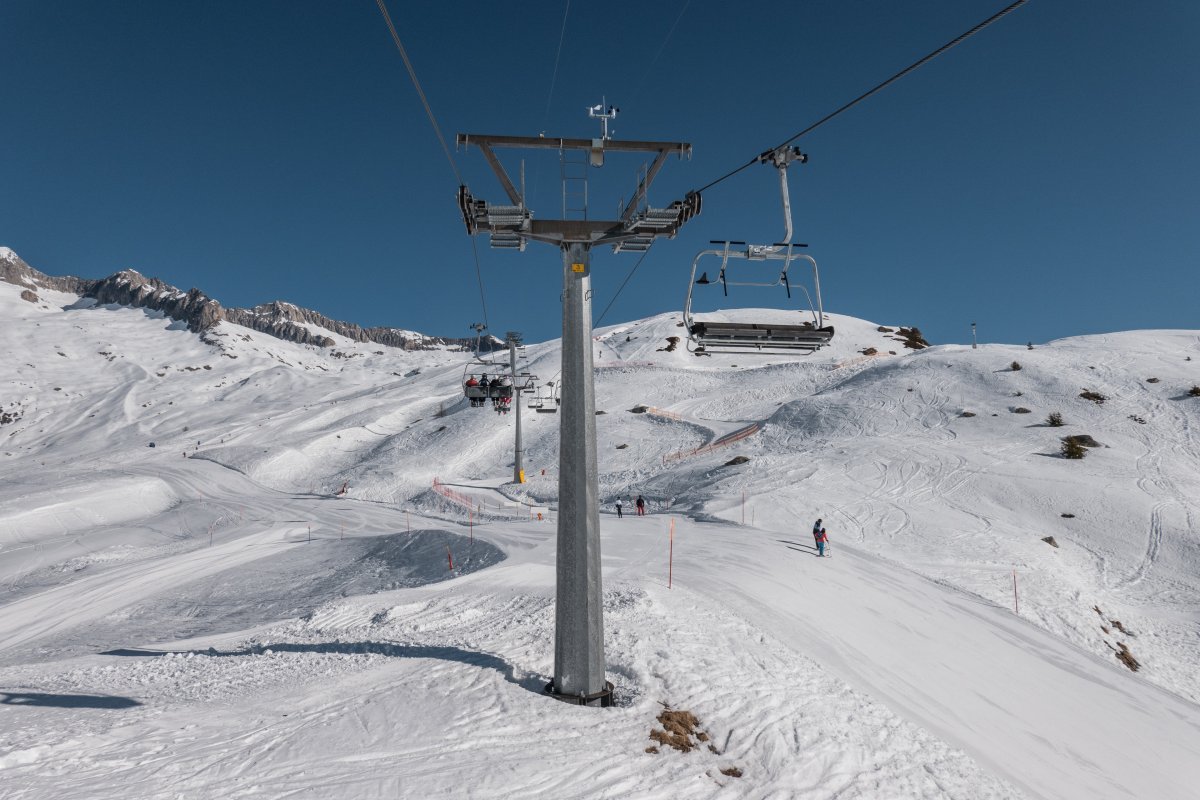 Sesselbahn Kelchbach-Schönbiel, März 2022