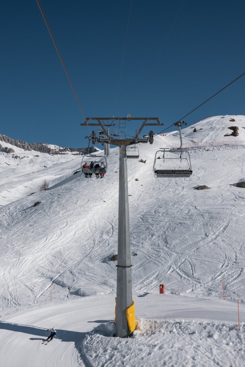 Sesselbahn Kelchbach-Schönbiel, März 2022