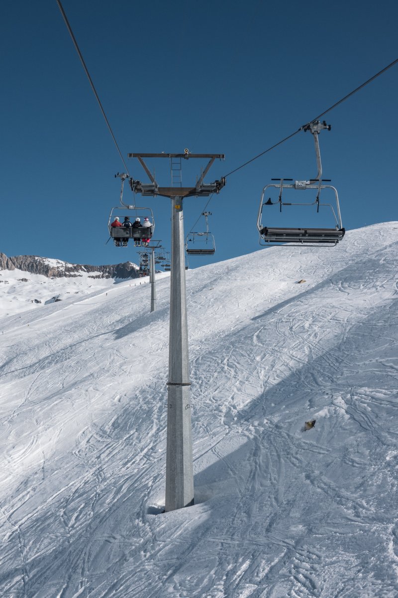 Sesselbahn Kelchbach-Schönbiel, März 2022
