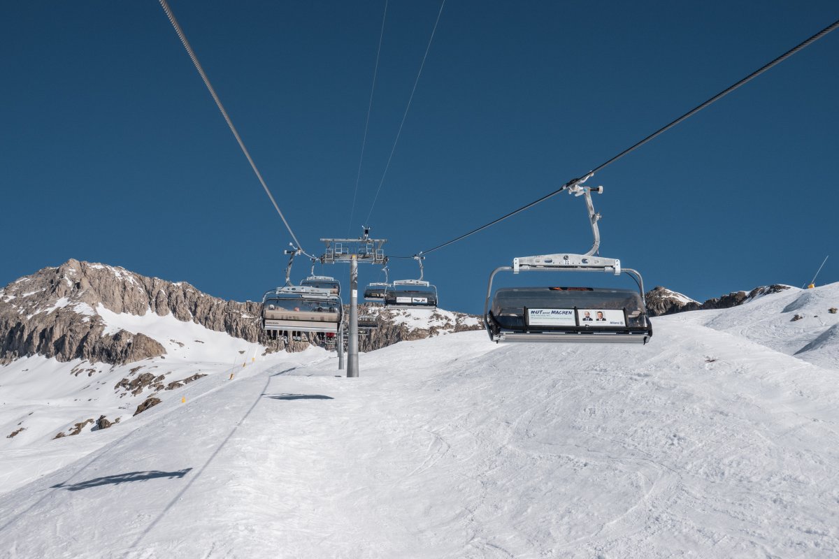 Sesselbahn Sparrhorn, März 2022