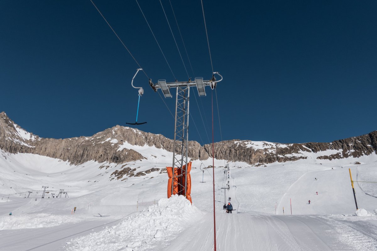 Schlepplift Sparrhorngrat, März 2022