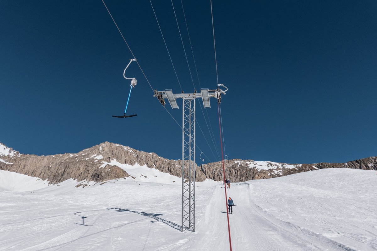 Schlepplift Sparrhorngrat, März 2022