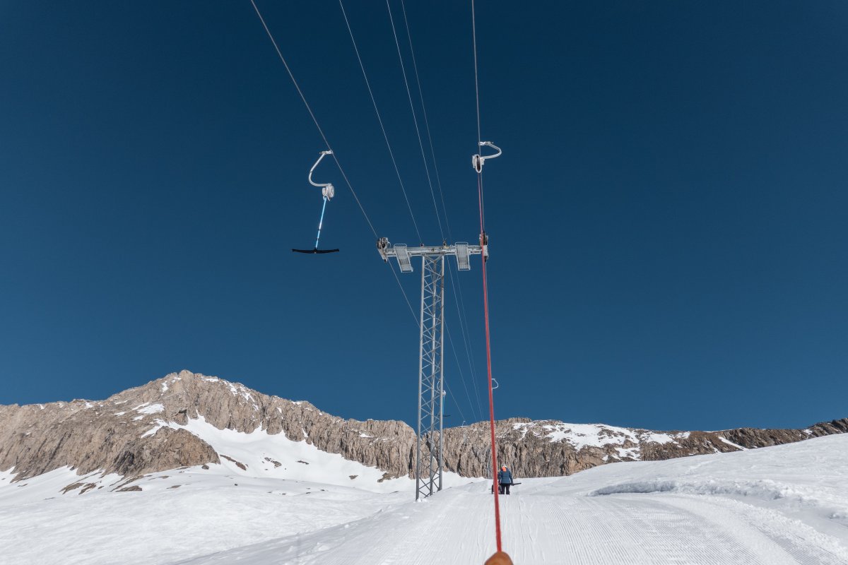 Schlepplift Sparrhorngrat, März 2022