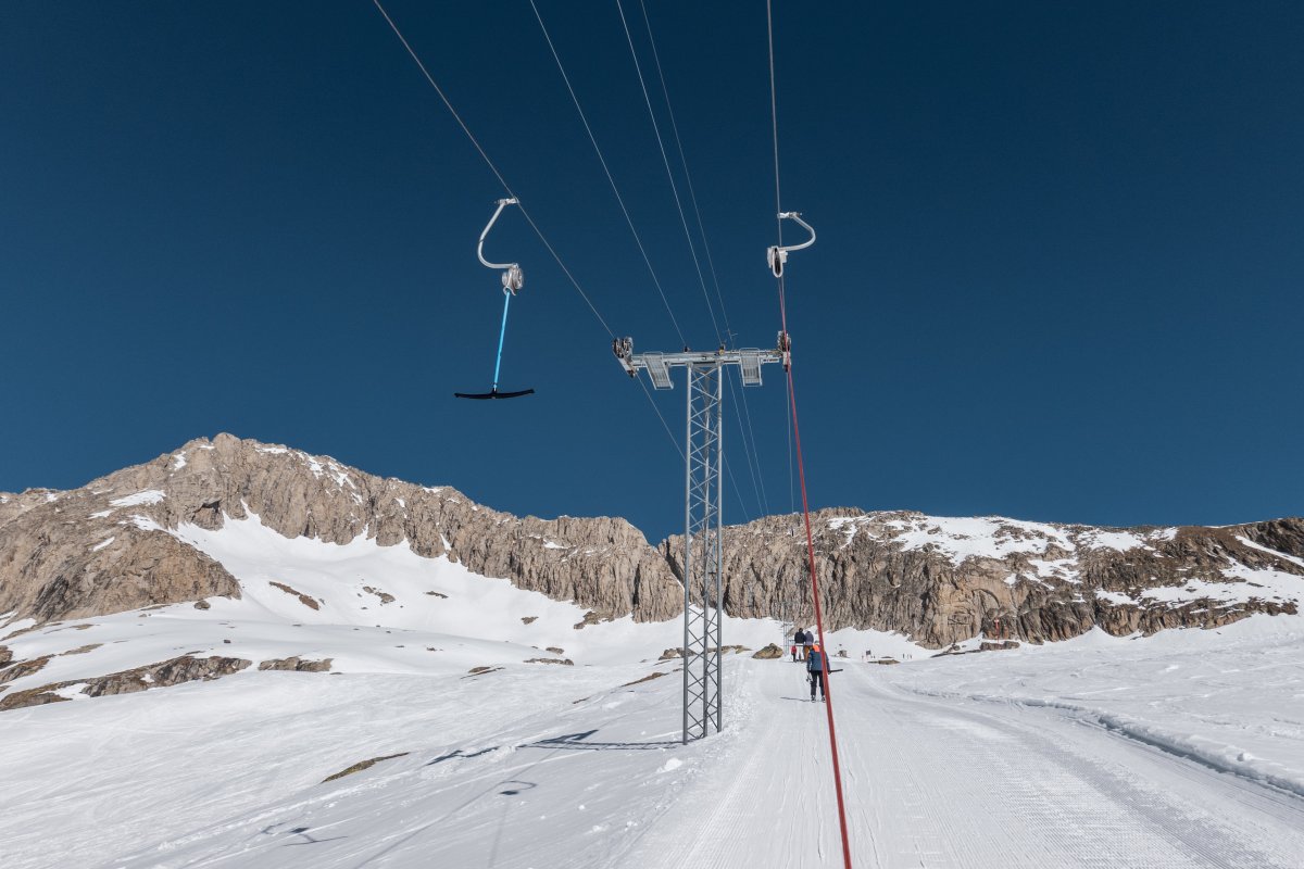 Schlepplift Sparrhorngrat, März 2022