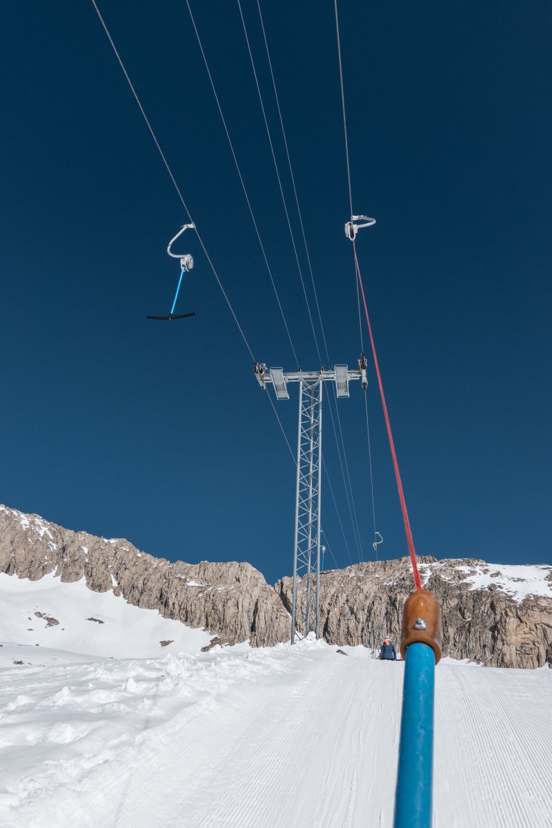 Schlepplift Sparrhorngrat, März 2022