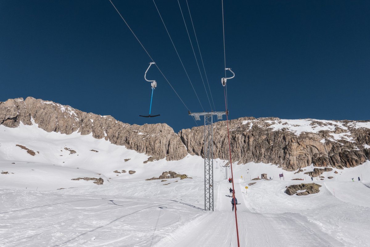 Schlepplift Sparrhorngrat, März 2022