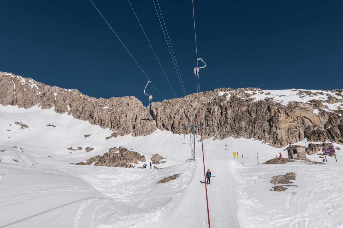Schlepplift Sparrhorngrat, März 2022
