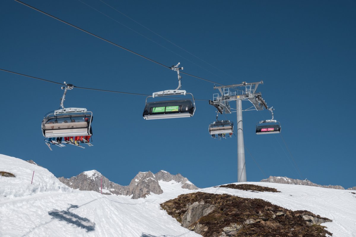 Sesselbahn Sparrhorn, März 2022