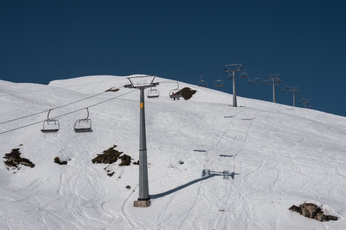 Sesselbahn Bruchegg-Schönbiel, März 2022
