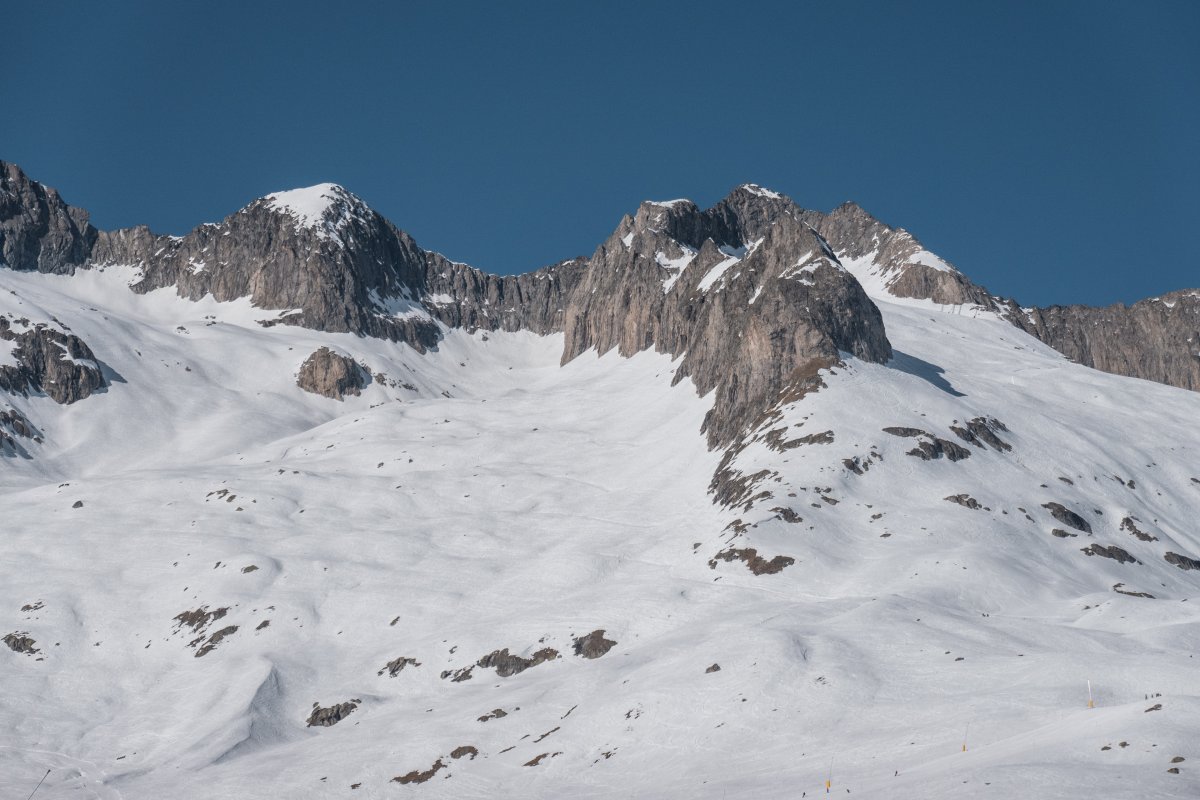 Hohstock im Skigebiet Belalp, März 2022