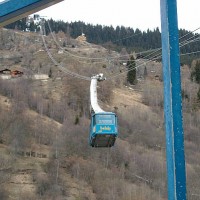 Luftseilbahn Blatten-Belalp, April 2006