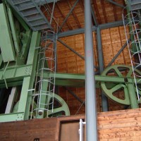 Bergstation der Luftseilbahn Blatten-Belalp, April 2006