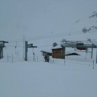 Talstationen der Schlepplifte Sparrhorngrat und Hohstock, April 2006