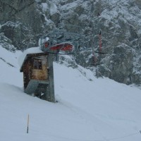 Bergstation des Schlepplifts Hohstock, April 2006