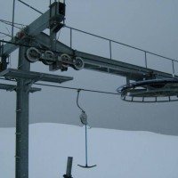 Talstation des Schlepplifts Fleschtola, April 2006