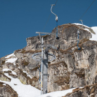 Bergstation des Schlepplifts Lüsga-Färrich, März 2022