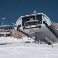 Bergstation der Sesselbahn Sparrhorn, März 2022
