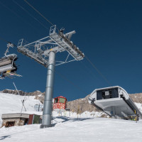 Bergstation der Sesselbahn Sparrhorn, März 2022