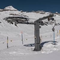 Talstation des Schlepplifts Stafel, März 2022