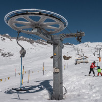 Talstation des Schlepplifts Stafel, März 2022