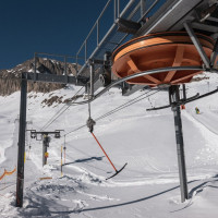 Talstation des Schlepplifts Hohstock, März 2022