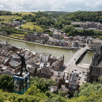 Luftseilbahn Citadelle de Dinant, Juni 2024
