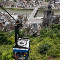 Luftseilbahn Citadelle de Dinant, Juni 2024