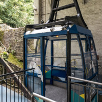 Talstation der Luftseilbahn Citadelle de Dinant, Juni 2024