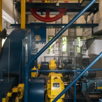 Antrieb der Luftseilbahn Citadelle de Dinant, Juni 2024