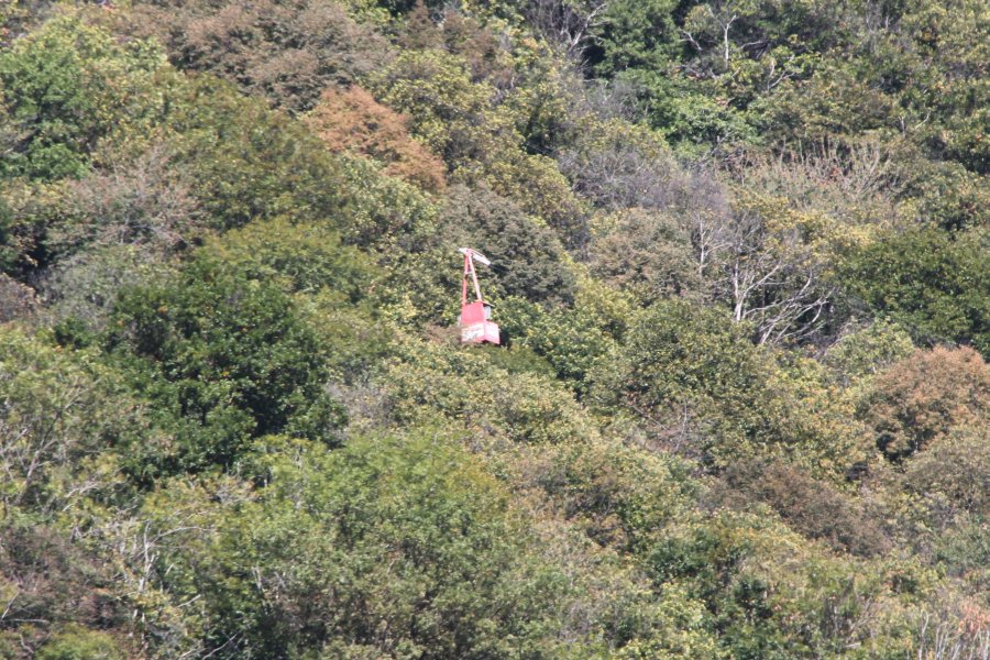 Von Carasso erschliesst eine Kleinpendelbahn die Ortschaft Baltico hoch über dem Tal. Die von Guido Meyer gebaute Anlage besitzt zwar seit 2006 offiziell keine Bewilligung mehr zum Personentransport, ist aber offenbar weiterhin in Betrieb, Oktober 2010