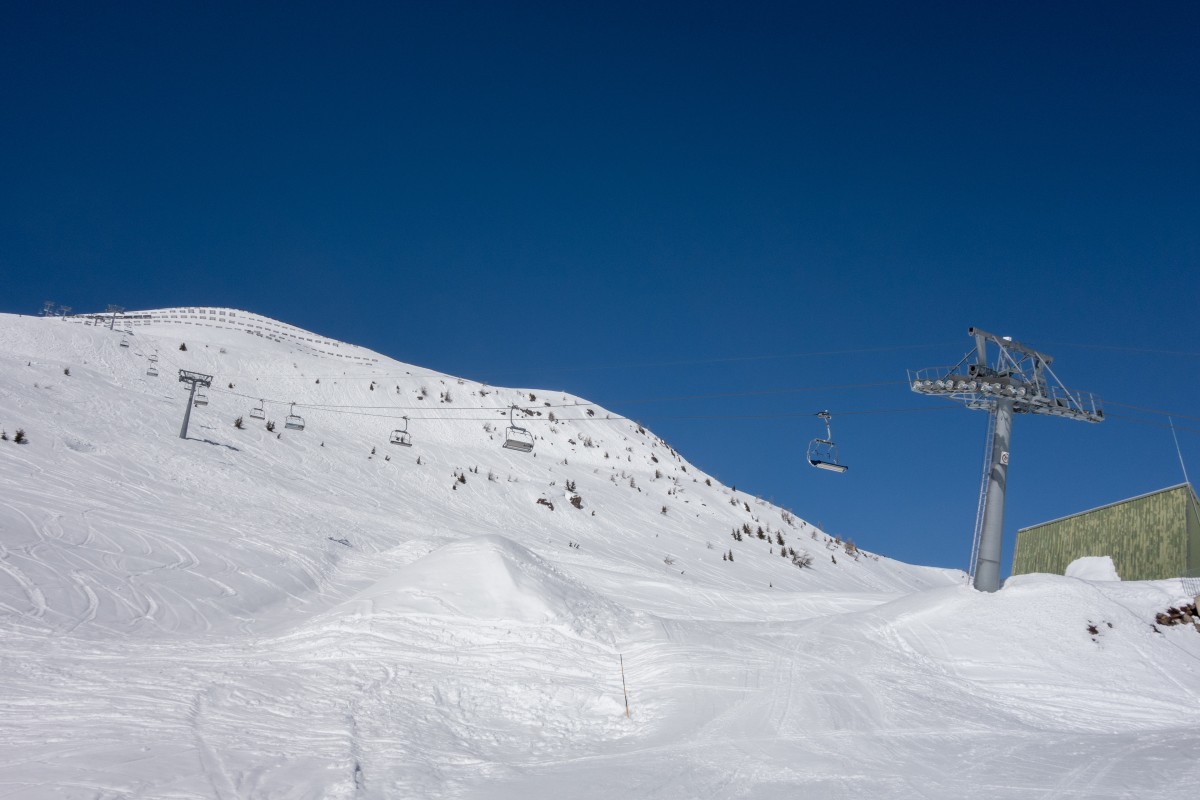 Sesselbahn Richinen-Steibenkreuz, April 2018