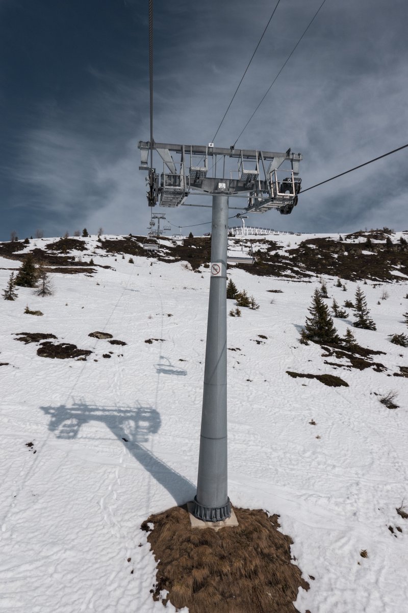 Sesselbahn Richinen-Furgglti, März 2022