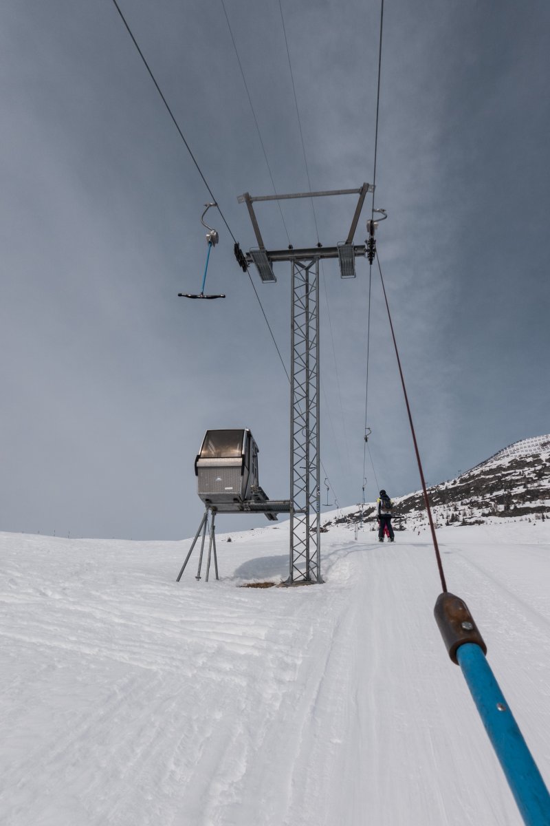 Schlepplift Fleschen, März 2022