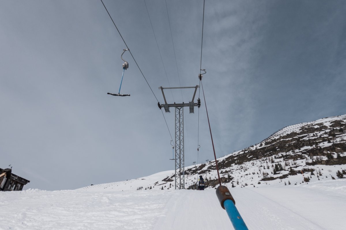 Schlepplift Fleschen, März 2022