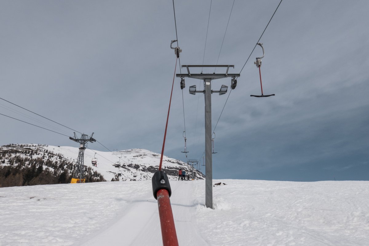 Schlepplift Matten, März 2022